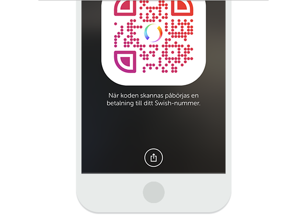 mobil med swish qrkod